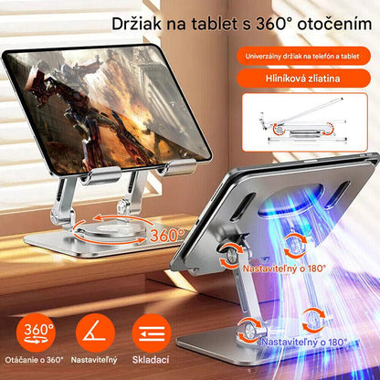 💥💻Stojan na notebook z hliníkovej zliatiny, otočný stojan z hliníkovej zliatiny
