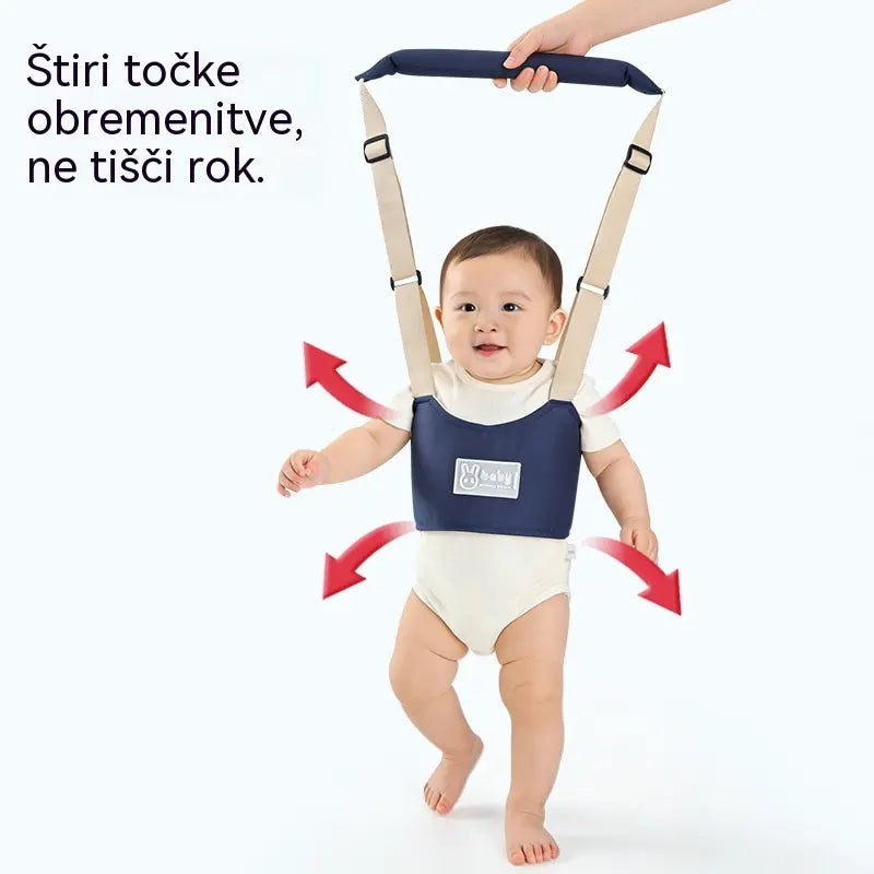 Otroški pohodniški pas 2 v 1 - zračen, ergonomski in z zaščito pred padci 👶🚼