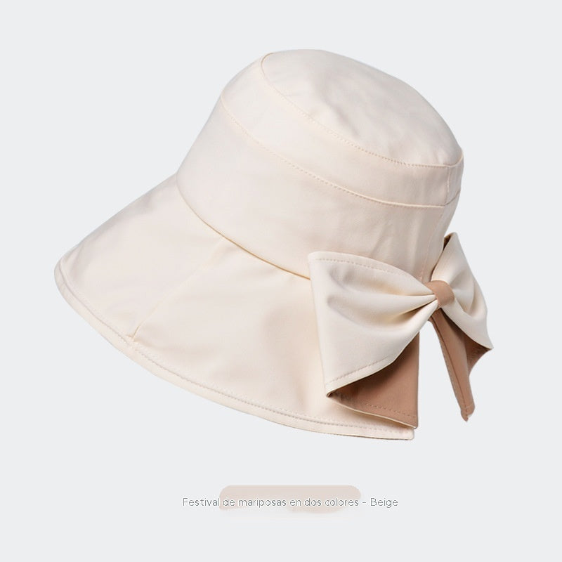 🎀🎀 50% zľava 👒 | Retro klobúk s mašľou: Skladací a priedušný, letná nevyhnutnosť.