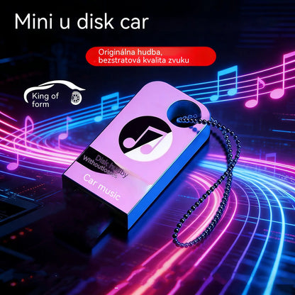 🚗🎵🎵【Hudobný USB kľúč】【32G】Obsahuje 8000 skladieb, 600 hudobných videí a 6D zvukové efekty.