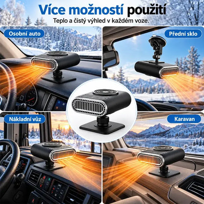 🔥12V autoohrievač s funkciou odmrazovania, rýchle vykurovanie a odhmlievanie v zime