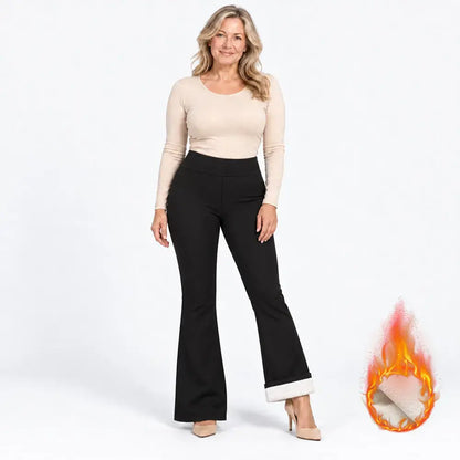 👖🌟【S-2XL】Tvoje nohavice s rúrkovými nohavicami a podšívkou z ovčej vlny – sú zároveň teplé aj pekné!