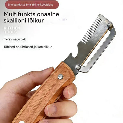 【Osta kaks, saad kaks tasuta!】 Kolme ühes mitmeotstarbeline köögikoorija: koorib, lõikab ning avab pudelikorke!