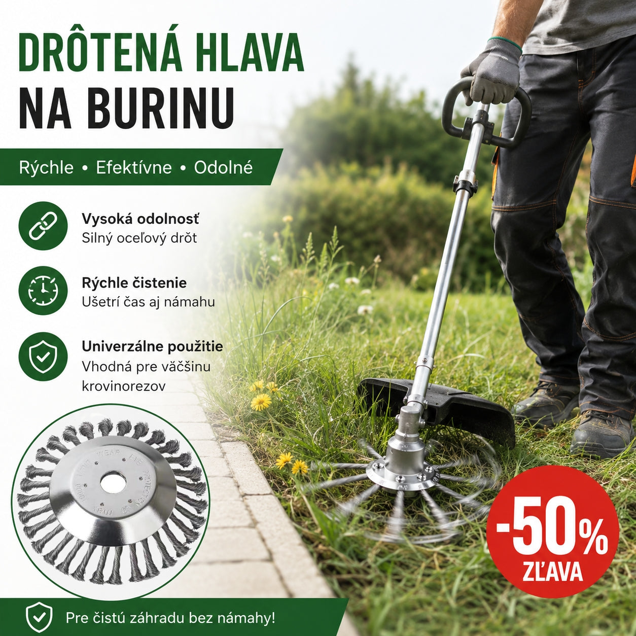 🥳💥✨Nože kosačky na trávu - Rýchla a jednoduchá výmena bez náradia, univerzálne kompatibilné. Hladká prevádzka, bez zamotania, šetrí čas a námahu. Ideálne na starostlivosť o trávnik. 🛠️✅