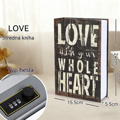 🔐📚【24*15.5*5.5cm】Skrytý trezor v podobe knihy – tajná schránka v podobe slovníka s číselným zámkom