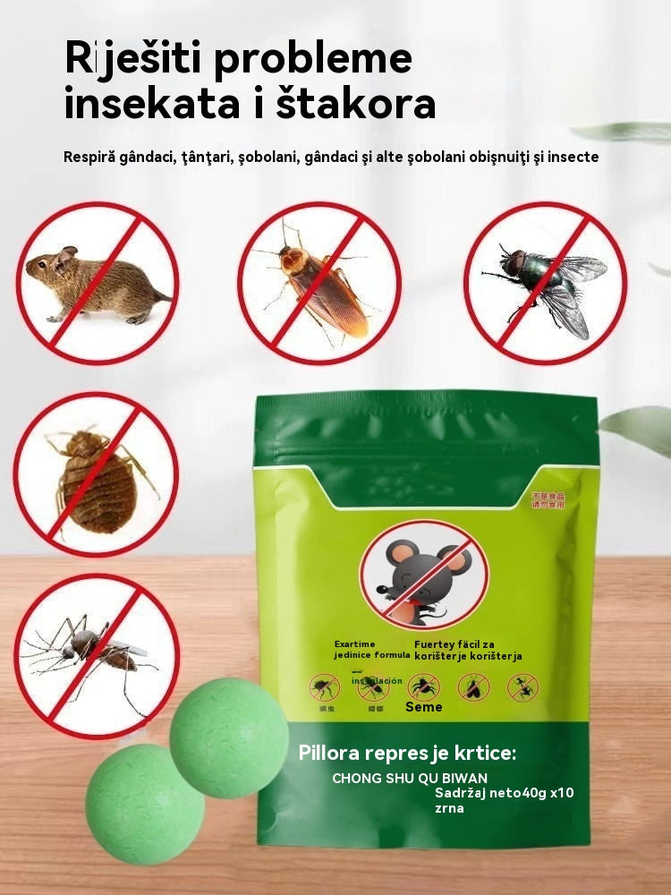 👍💥【Super niska cijena - 🔥 Zadnja tri dana】🐭🐀 Moćne tablete protiv štakora i insekata od cvijeta ledenih kristala.