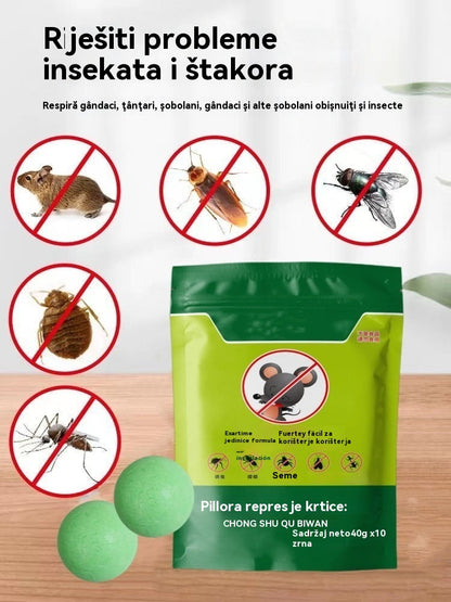 👍💥【Super niska cijena - 🔥 Zadnja tri dana】🐭🐀 Moćne tablete protiv štakora i insekata od cvijeta ledenih kristala.