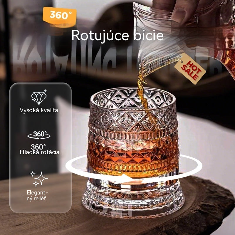 🥛💎360° otočný pohár na whisky