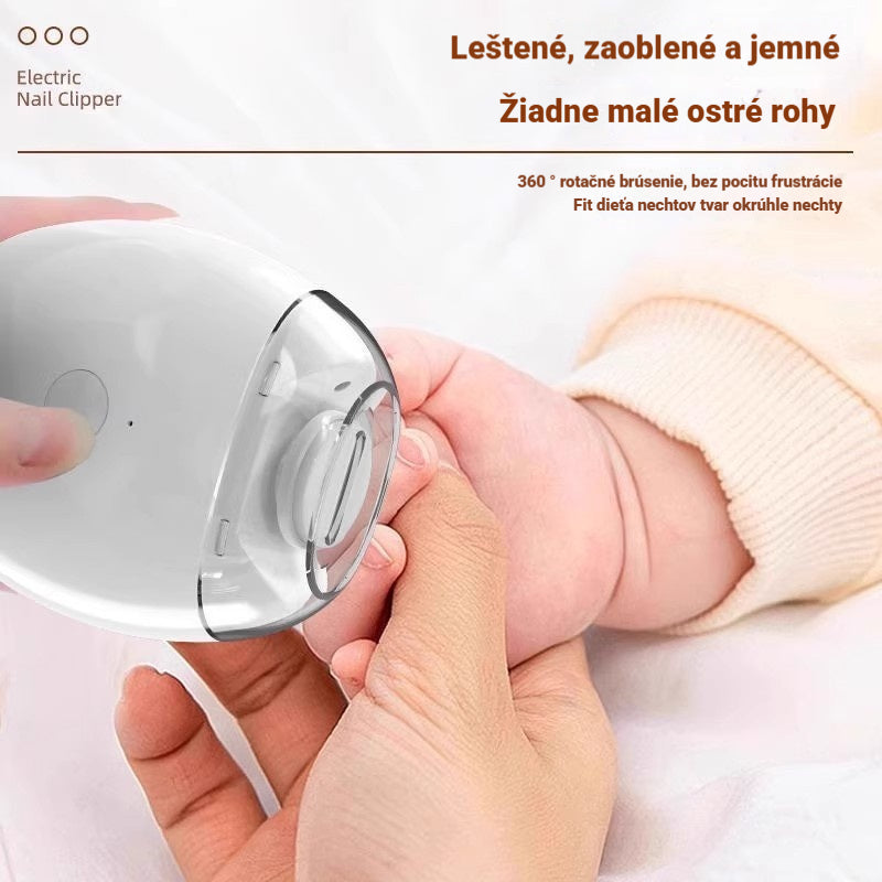 💅✨ Automatický pilník na nechty 1, bezpečná a šetrná starostlivosť o nechty 👶🔧