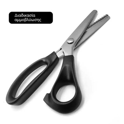 2 kosa za 22 €🔥Kupite enega, enega dobite brezplačno✂️ Profesionalne cikcak škarje - Škarje za blago z ostrimi nazobčanimi rezili