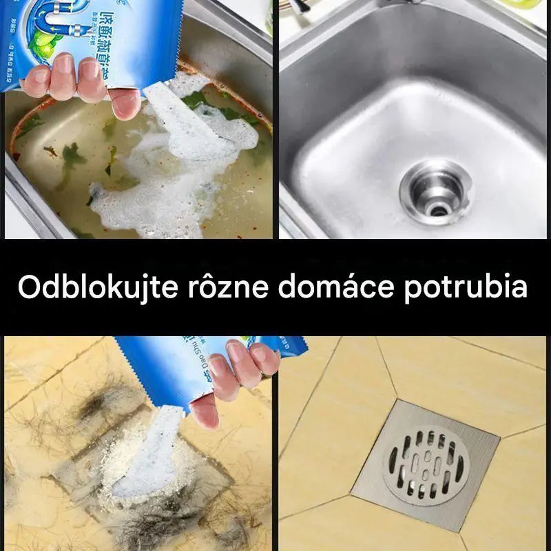 【Kúpte 1, dostanete 2 zadarmo】💪Silný prostriedok na odstraňovanie upchatia a korózie potrubí, vhodný na rozpúšťanie olejových škvŕn v toaletách, podlahových odtokoch, kanalizácii a kuchyniach