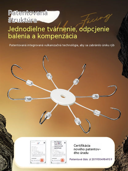【3 položky】🎣Háčik typu chobotnica smerujúci nahor, výbušný háčik, ochrana proti zaseknutiu a zamotaniu