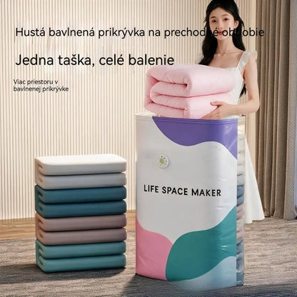 👕📦【5 kusov 24€】Kompresné vrecká na uloženie oblečenia, nevyžadujú vákuum, zosilnená konštrukcia.