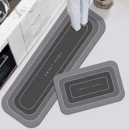 🏠💧【1 sada 2 kusů | 40*60+40*120 cm】💥💥Protiskluzová savá podložka do kuchyně/koupelny