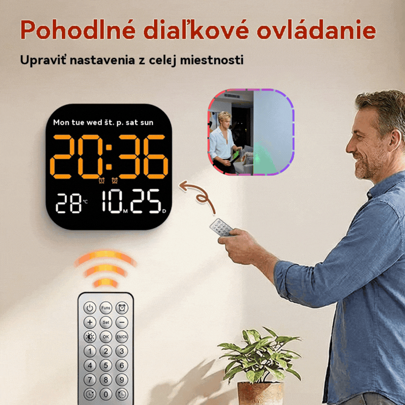 Digitálne hodiny pre domáce aj kancelárske použitie – jemne sa zobuďte a rozlúčte sa s otravnými budíkmi!