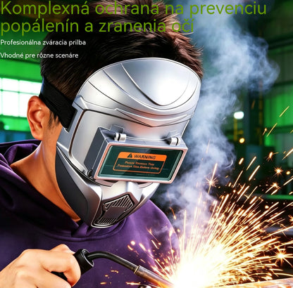 Plne automatická zváračská maska s nastaviteľným svetlom