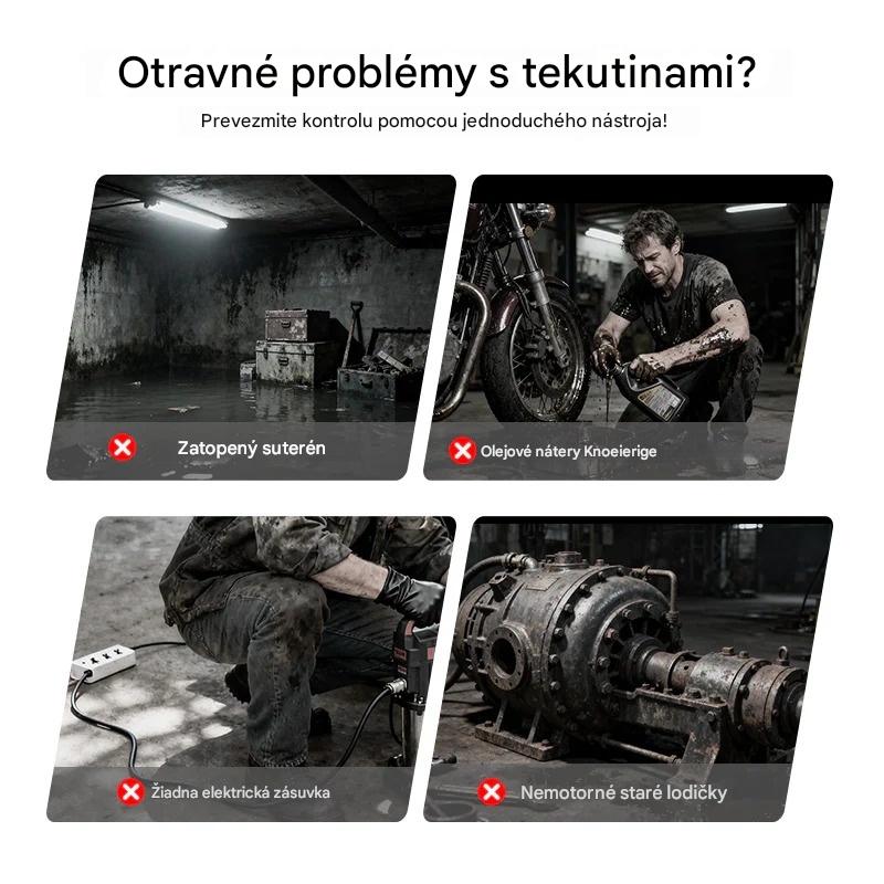 💥✅🔥Úplne nové olejové čerpadlo Denachi 21V s lítiovou batériou, dvojité použitie na olej a vodu, lítiová batéria
