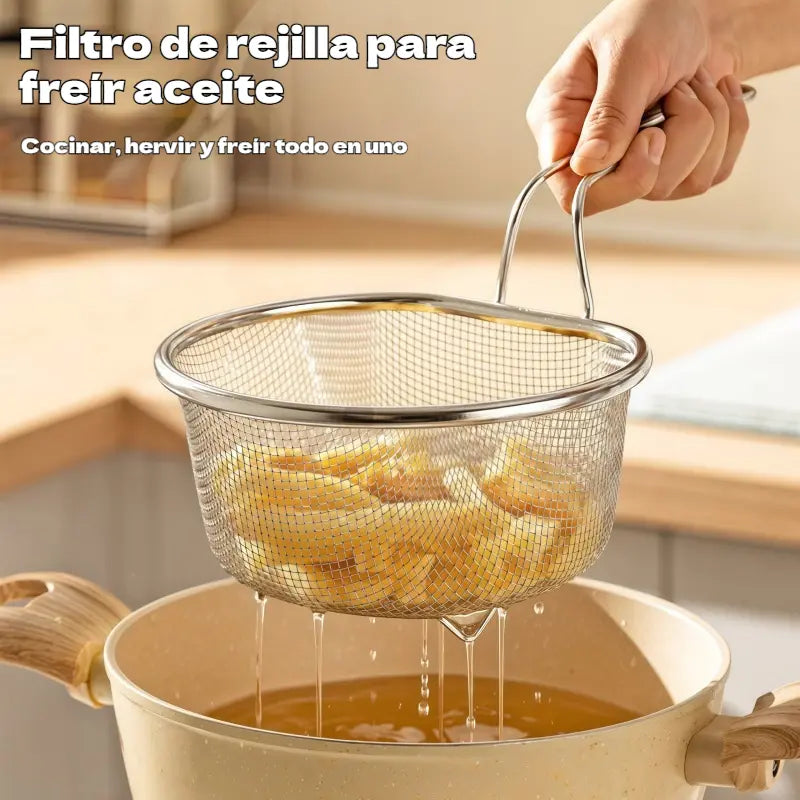 🔥🥳50 % ZĽAVA🥗🍲Filtračný košík z nerezovej ocele
