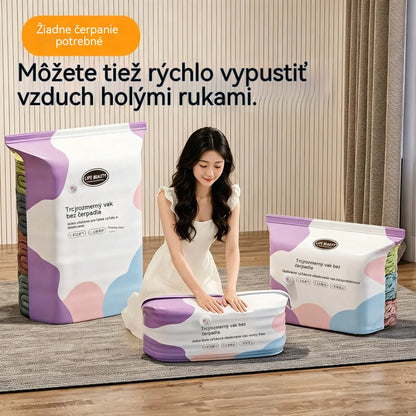 🧳 5 kusov len za 25 € 💨 Veľké, flexibilné vákuové úložné vrecká: Nie je potrebné žiadne vzduchové čerpadlo, nepriepustné, ideálne na úsporu miesta v kufri a doma ✈️