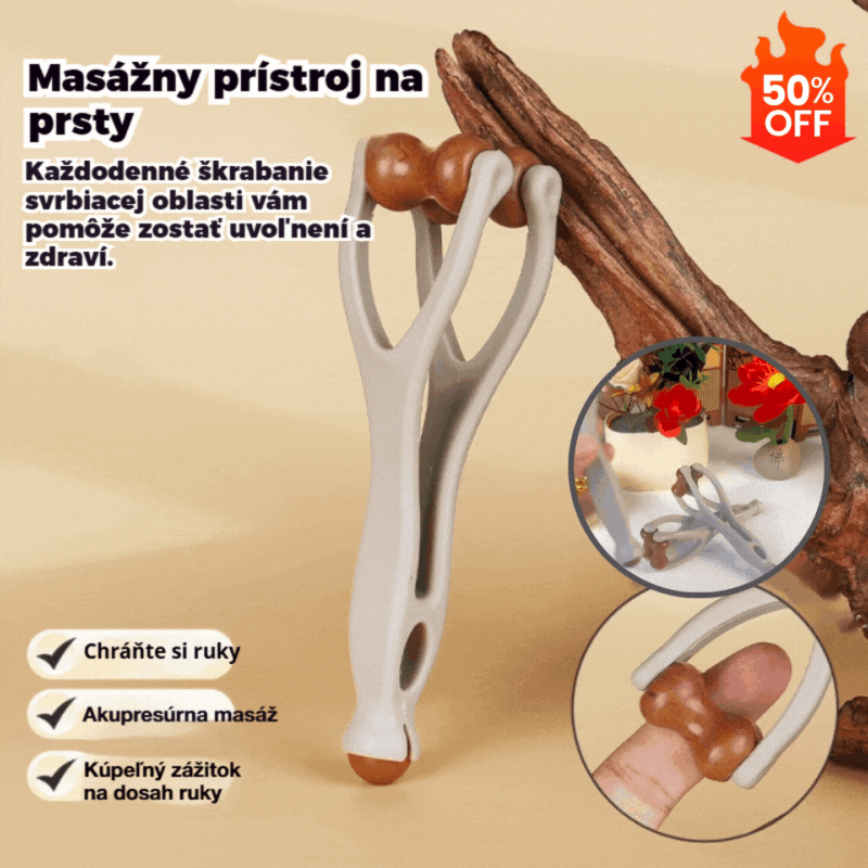 🎁💸【Kúpte 1, získajte 1 zadarmo】🌿 Masážny prístroj na prsty z masívneho dreva: Valčeky z prírodného dreva pomáhajú odblokovať kĺbové meridiány a zmierniť únavu rúk. 🌿