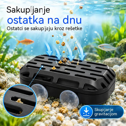 🐢 Sakupljač otpada za akvarij i kornjače · Gravitacijsko sakupljanje · Dvije vakuumske čašice · Jednostavno čišćenje!
