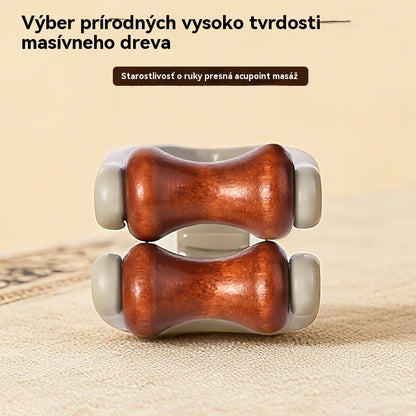 🎁💸【Kúpte 1, získajte 1 zadarmo】🌿 Masážny prístroj na prsty z masívneho dreva: Valčeky z prírodného dreva pomáhajú odblokovať kĺbové meridiány a zmierniť únavu rúk. 🌿