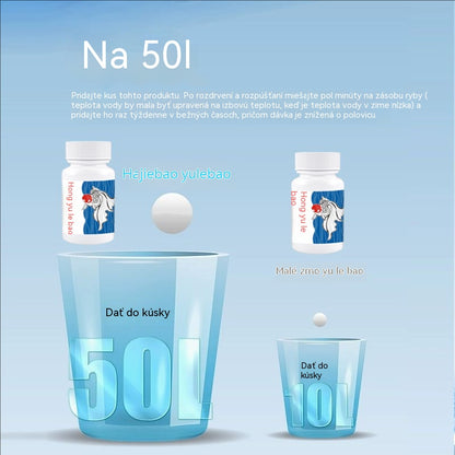 🐟【300 tabliet】Kúpte 1 a získajte 1 zadarmo💧 Šumivé tablety na čistenie akváriovej a jazierkovej vody, okysličovacie tablety do akvária 🔥