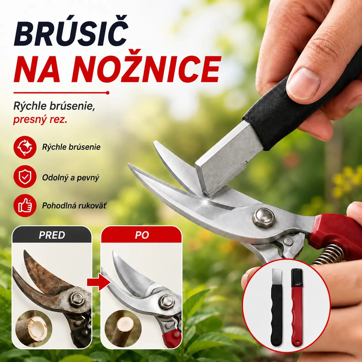 💥50% zľava💥【Balenie 10 kusov】 Prenosné vonkajšie brúsky na nožnice a nože