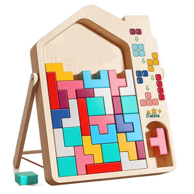 🔥🌈Tetris detská vzdelávacia skladačka a stavebná hračka
