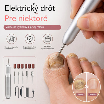 💅👍 Elektrický pilník na nehty používaný k léčbě onychomykózy (plísně nehtů)