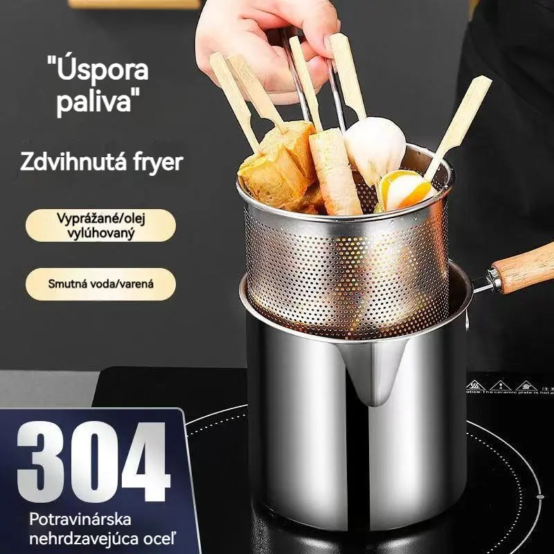 🔥 Posledný deň! -50% | 304 Multifunkčná fritéza | Jednoduché, rýchle a pohodlné varenie 🍳