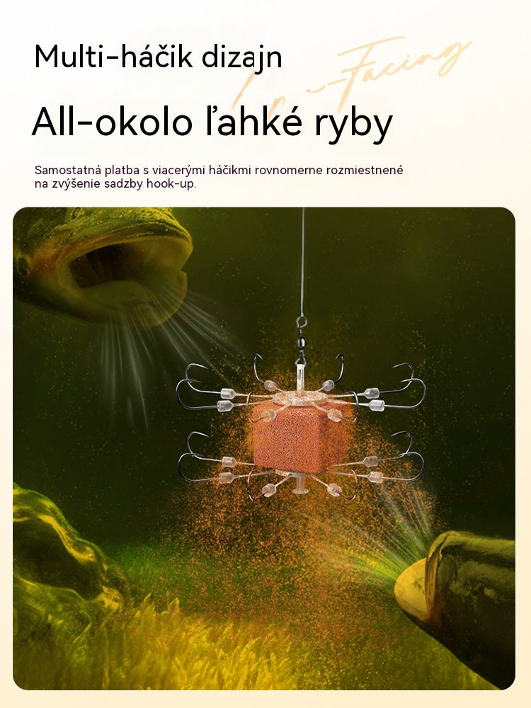 【3 položky】🎣Háčik typu chobotnica smerujúci nahor, výbušný háčik, ochrana proti zaseknutiu a zamotaniu
