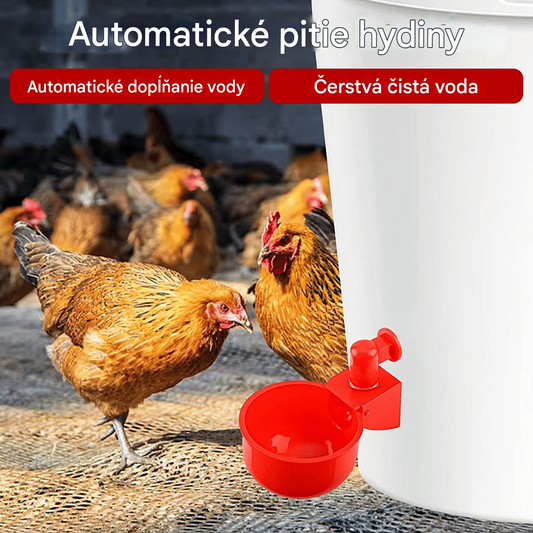🔥🐔【Kúpte 5 a získajte 5 zadarmo】【10 kusov】Automatická miska na pitie hydiny