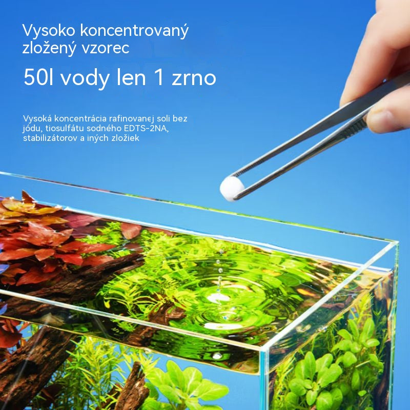 🐟【300 tabliet】💧 Šumivé tablety na čistenie akváriovej a jazierkovej vody, okysličovacie tablety do akvária 🔥