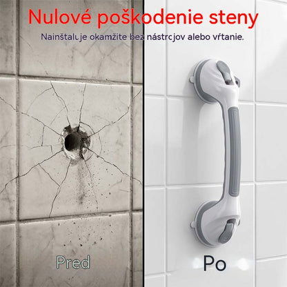 🛁 Okamžitá podpora bez vŕtania – Odolná prísavka (umývateľná, nepoškodí stenu) – Platba na dobierku 🦾
