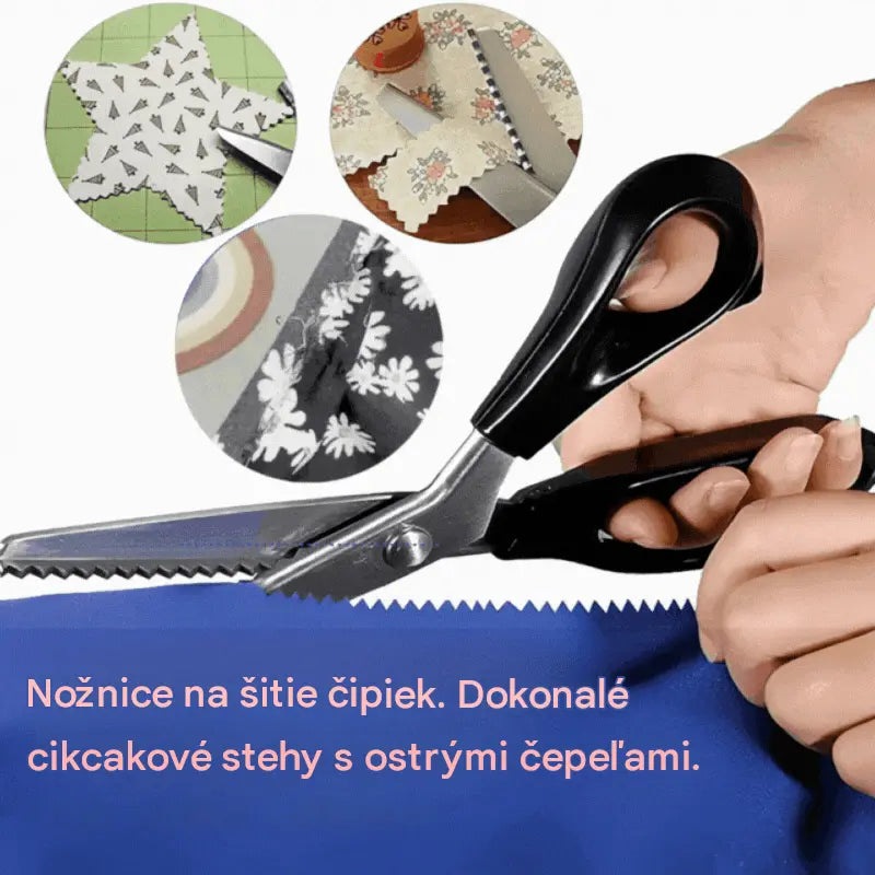 🔥✂️ Čierne nožnice na látku, dostupné v 5 veľkostiach.