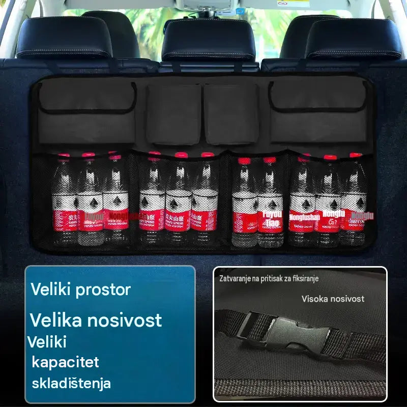 ⏳Vremenski ograničena ponuda⏰ Viseća torba za prtljažnik automobila - veliki kapacitet, ušteda prostora i izdržljiva Oxford tkanina🚗