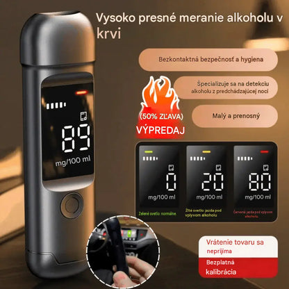 🚘【Kúp 1 a získaj 1 zdarma】🍷 Prenosný presný alkohol tester – Otestuj sa pred jazdou