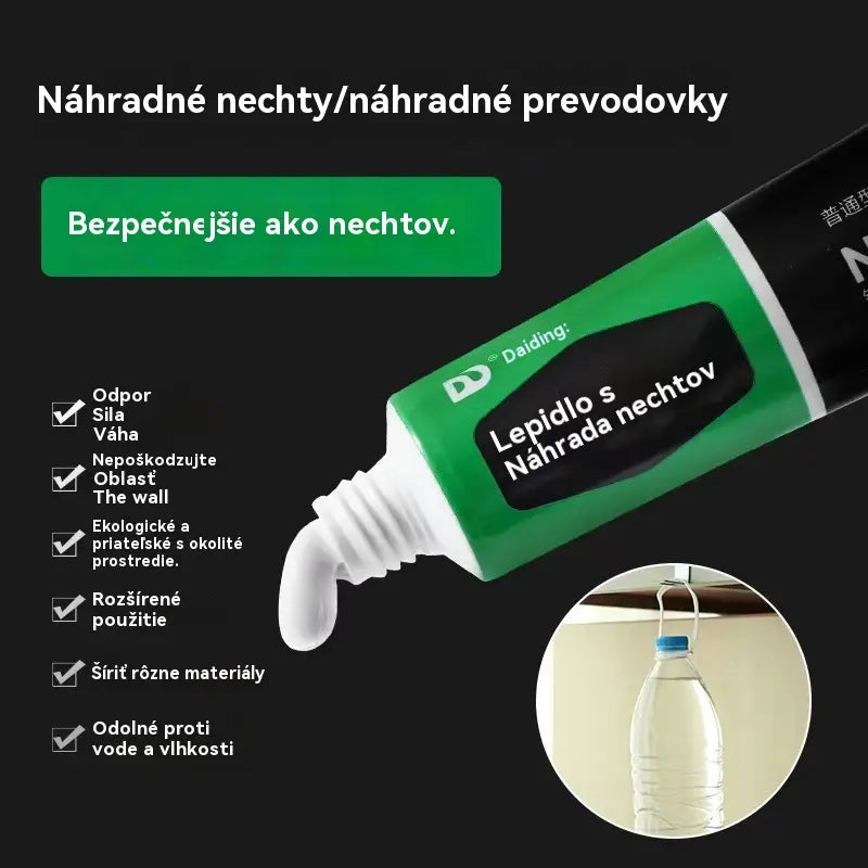 ❗️❗️👍【5 kusy】☔Univerzálne vodeodolné lepidlo bez rohov