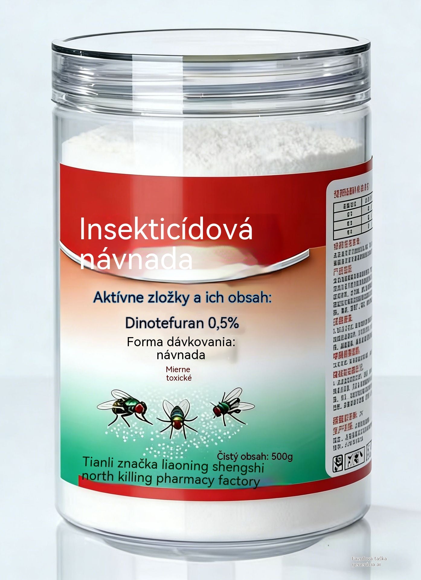 【500g】Prášok na ničenie múch - dlhotrvajúci