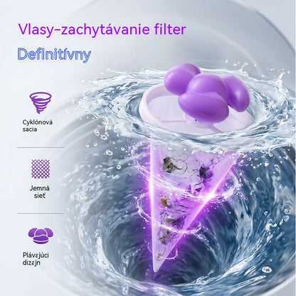 🌀6 kusov 22 €✨ Plávajúci filter do práčky – Zachytáva vlákna, vlasy a zvieracie chlpy pri každom praní 🧺