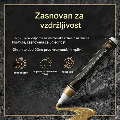【Kupi 1, dobi 1 gratis】🖍️Vodoodporno in proti bledenju odporno pisalo za popravilo in ponovno risanje napisov na kamnitih ploščah