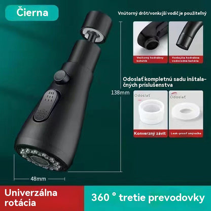 🚰🔥【Kúpte 1 a získajte 1 zadarmo】🔥360° otočná predlžovacia tryska na batériu