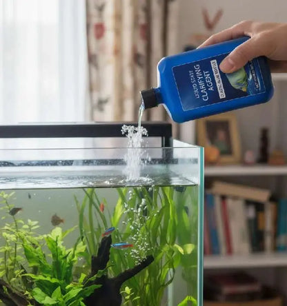 💦Rýchlo pôsobiaci čistič vody do akvária — Sledujte svoje ryby v krištáľovo čistom svetle.