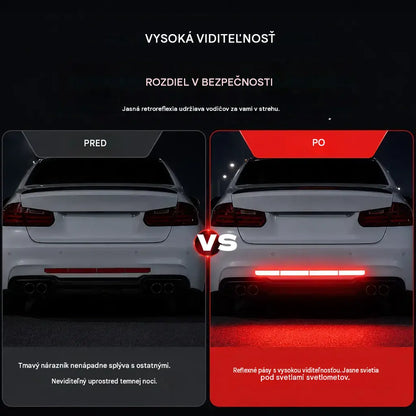 【10 položiek za 19 eur】✨🚗 Okamžite upútajú pozornosť! Vysoko lesklé reflexné ochranné lišty na nárazník.