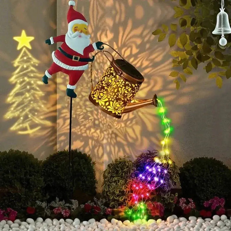 📢📢ZĽAVA 60%! 🎅Solárne záhradné svetlo Santa✨