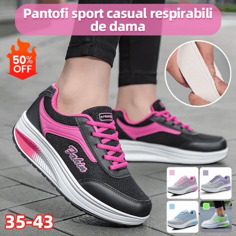🔥【50% zľava】👟【35-43】Dámske módne priedušné ležérne tenisky