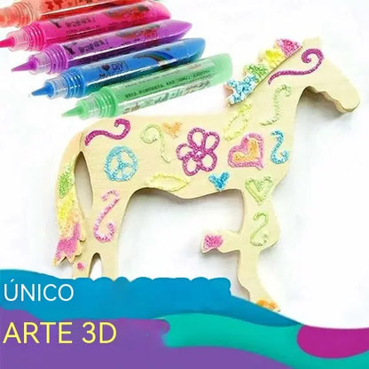 🎁【Kúp 1 a získaj 1 zadarmo】3D tlačiarenské pero pre deti: Kreslenie bublín z popcornu (DIY)