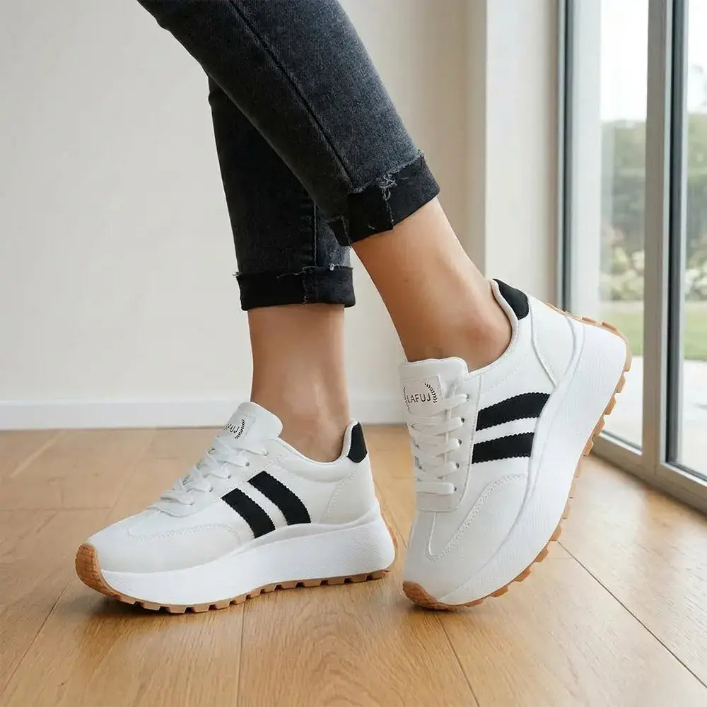 【35-45】👟Veľké tenisky na platforme s hrubou podrážkou – ležérna obuv na chôdzu pre ženy na zvýšenie výšky