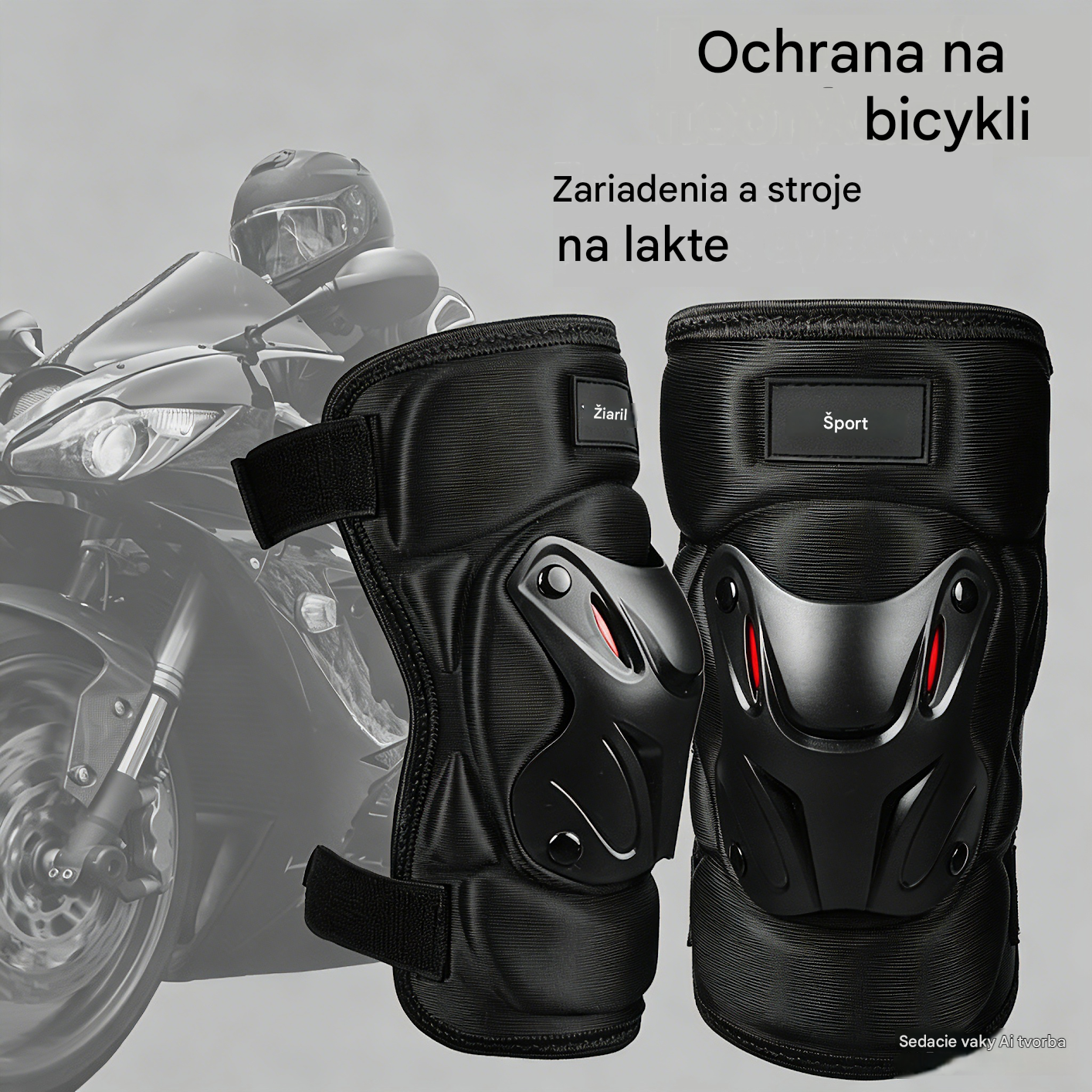 🏍️ Využite 40% zľavu pri kúpe teraz! 🛡️ Sada motocyklových chráničov kolien a lakťov – odolné voči nárazom, nastaviteľné popruhy a priedušná podšívka – bezpečnosť nevyhnutná pri šoférovaní, korčuľovaní alebo jazde na koni 💪
